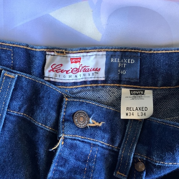 Vintage Levi’s 540 Relaxed Fit 34x27 Medium to Dark wash - Picture 5 of 13